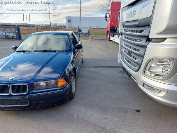 Sichtverhältnis PKW - LKW II von III
