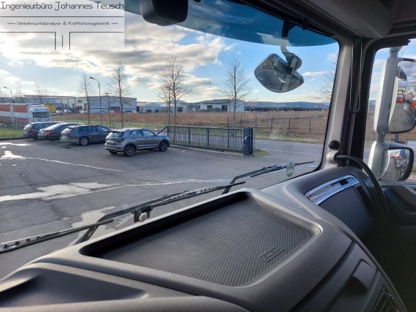 Sichtverhältnis PKW - LKW I von III